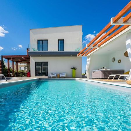 Villa Olea With Heated Pool And Jacuzzi Sukošan Dış mekan fotoğraf