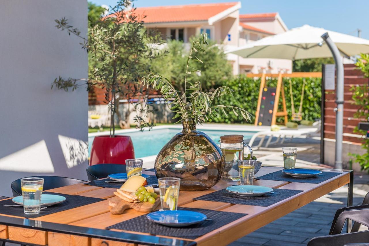 Villa Olea With Heated Pool And Jacuzzi Sukošan Dış mekan fotoğraf