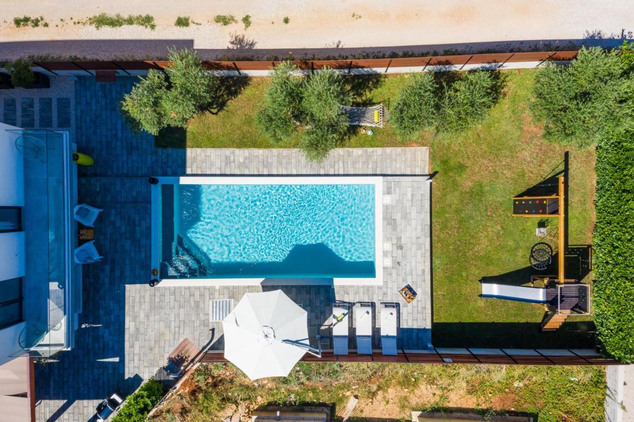 Villa Olea With Heated Pool And Jacuzzi Sukošan Dış mekan fotoğraf