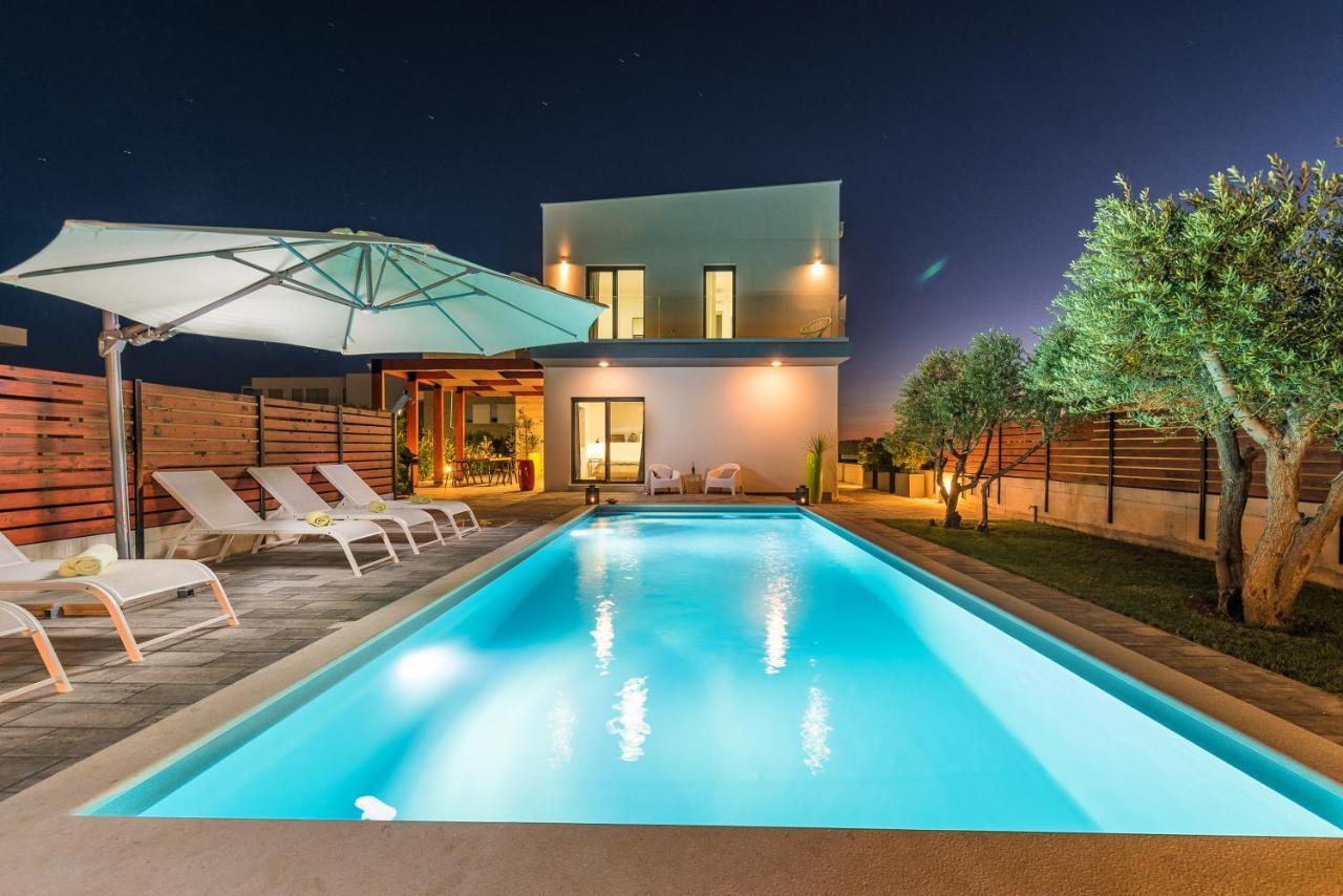 Villa Olea With Heated Pool And Jacuzzi Sukošan Dış mekan fotoğraf