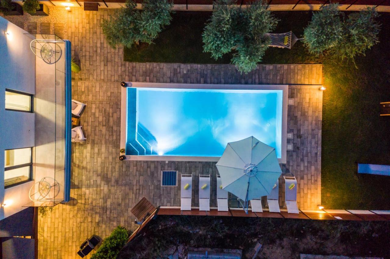 Villa Olea With Heated Pool And Jacuzzi Sukošan Dış mekan fotoğraf