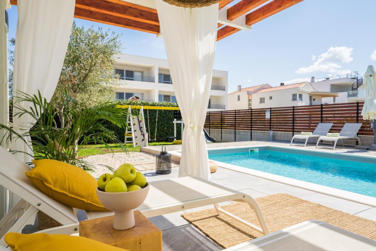 Villa Olea With Heated Pool And Jacuzzi Sukošan Dış mekan fotoğraf